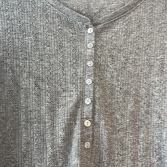 Grey Henley with sparkle - Picture 2 of 3